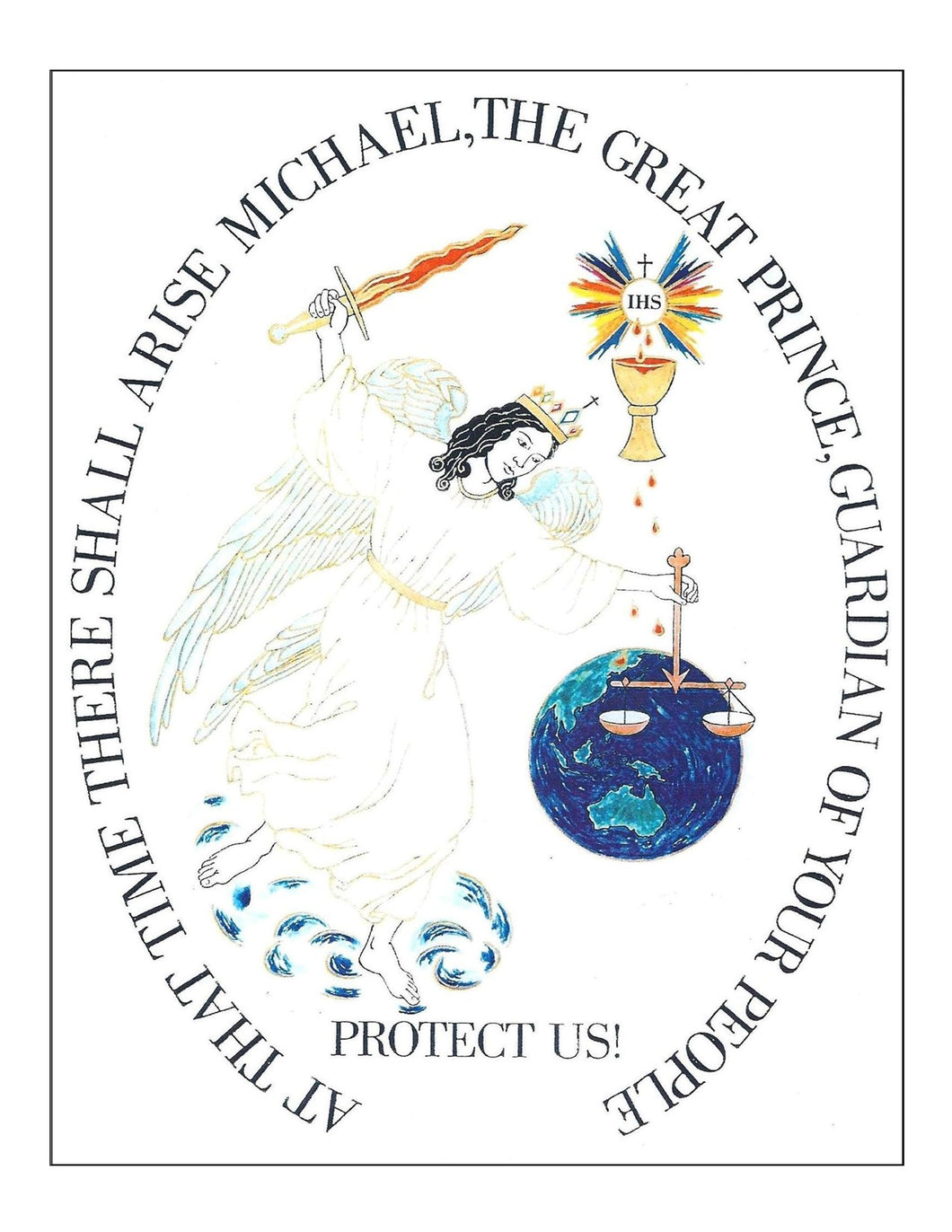 St. Michael the Archangel Holy Card