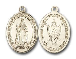 Our Lady of America Gold Filled Medal - Small