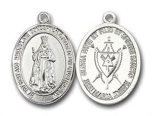 Our Lady of America Silver Plate Medal - Small