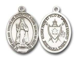 Our Lady of America Sterling Silver Medal - Small