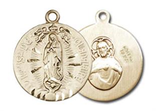 Our Lady of Guadalupe 12kt Gold Filled Medal